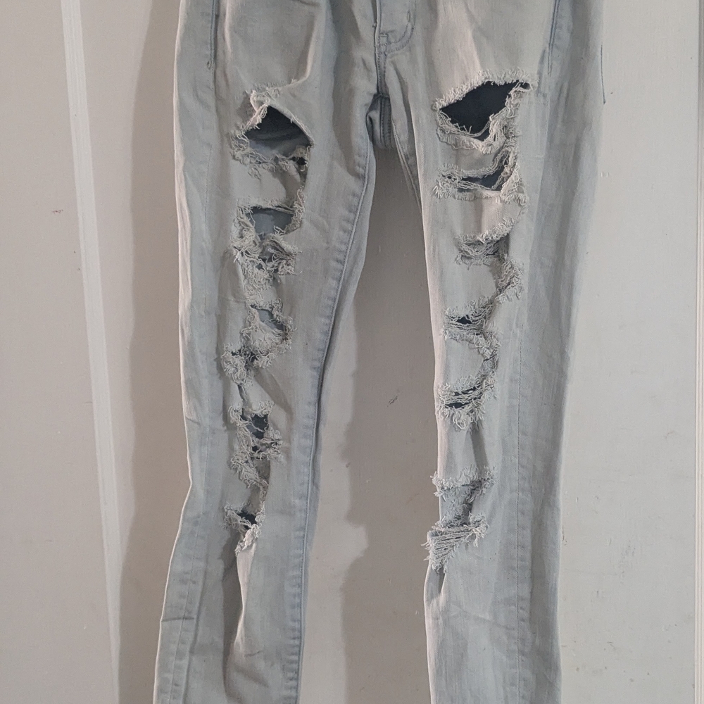 American Eagle Outfitters Gray Skinny Jeans